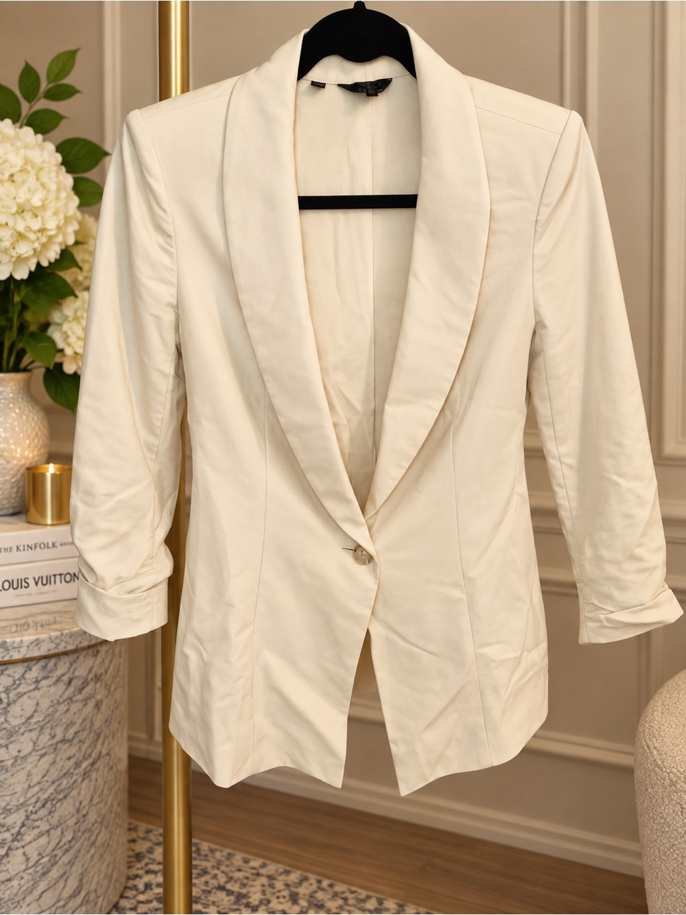GUESS Tan Blazer XS Fair Condition